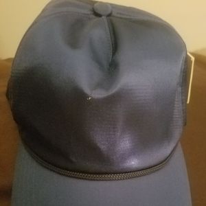 Blue Satin Cap